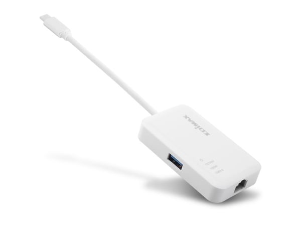 Edimax EU-4308 - Nettverksadapter - USB-C 3.1 - Gigabit Ethernet x 1 + USB 3.0 x 3