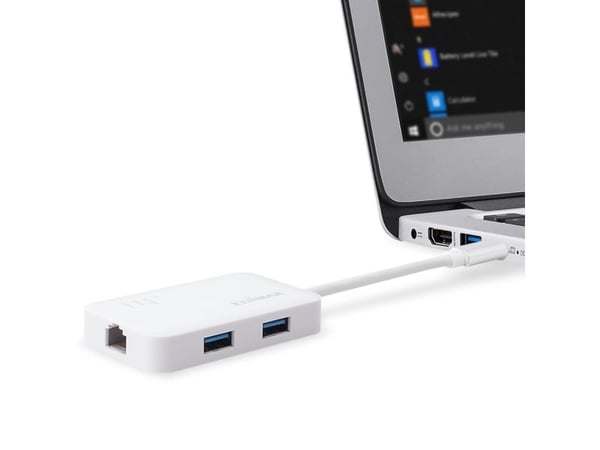 Edimax EU-4308 - Nettverksadapter - USB-C 3.1 - Gigabit Ethernet x 1 + USB 3.0 x 3