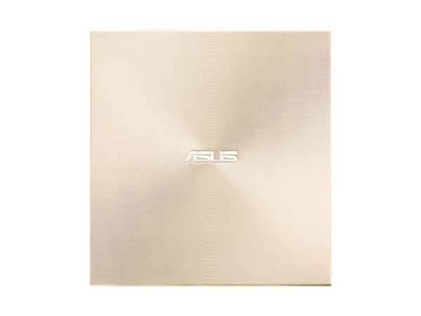 ASUS ZenDrive U9M SDRW-08U9M-U - Platestasjon - DVD±RW (±R DL) - 8x/8x - USB 2.0 - ekstern - gull