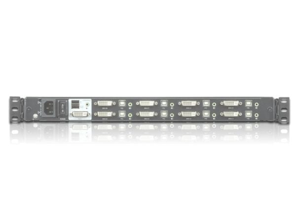 ATEN CL6708MW, 43,9 cm (17,3"), LCD, USB, USB, DVI/DisplayPort, Tysk