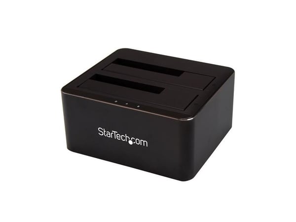 Startech Dual-Bay USB 3.0 to SATA Hard Drive Docking Station, USB Hard Drive Dock, External 2.53.5 SATA IIIIII, SSDHDD Docking Station, Hot-Swap Ha...
