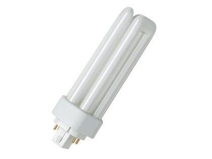 OSRAM DULUX T/E PLUS - Ikke-integrert kompakt fluorescerende lyspære - form: T12X3 - GX24q-3 - 26 W (ekvivalent 26.5 W) - klasse G - varmt hvitt ly...