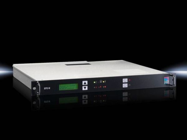 Rittal DK 7338.221, Sort, Grå, Stål, 1U, 100-230 V, 48,3 cm (19"), 482,6 mm