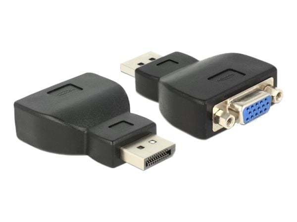 Delock Adapter Displayport 1.1 male > VGA female black