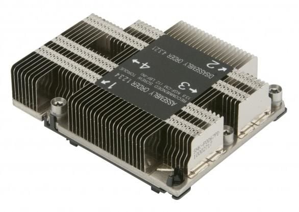Super Micro Supermicro - Prosessorijäähdytin - (Socket P) - 1U - SUPERMICRO X11DPL-I:lle (SNK-P0067PD)
