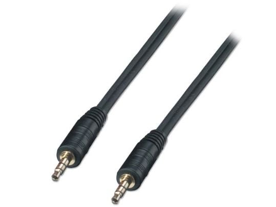 Lindy 35642, 3.5mm, Hankjønn, 3.5mm, Hankjønn, 2 m, Svart