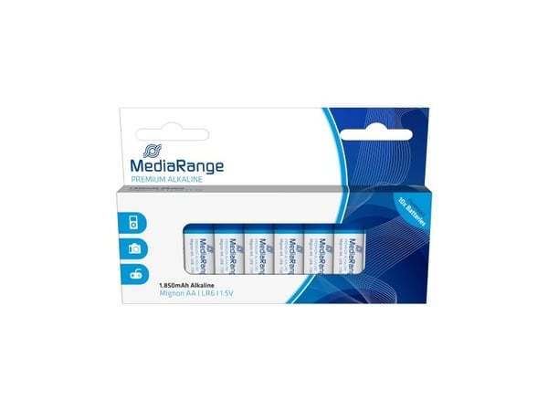 MediaRange Premium - Batteri 10 x AA-type - Alkalisk - 1850 mAh