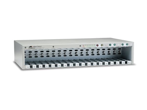 Allied Telesis Media Conversion Rack-Mount Chassis - Modulær utvidelsesbase - 2U - TAA-samsvar