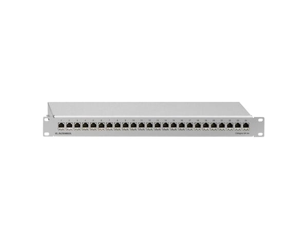 Rutenbeck PP-24/1, Cat6a, Grå, Metall, 1U, 482 mm, 44 mm