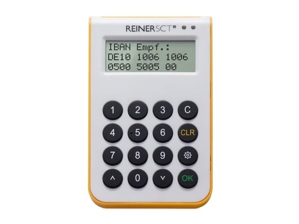 ReinerSCT cyberJack one - SMART-kortleser - USB 2.0 - hvit, gul