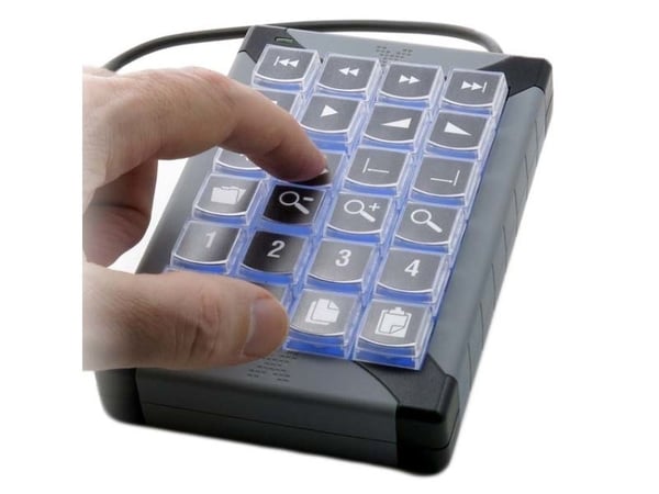 P.I. Engineering X-keys XK-24 Programmable - Tastatur - bakbelysning - USB