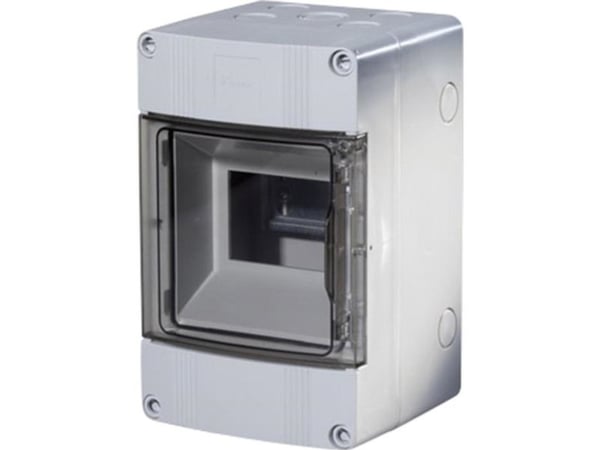 F-Tronic 7240026 APV4 fördelarskåp, utanpåliggande – antal delningar = 4, antal rader = 1, 1 st