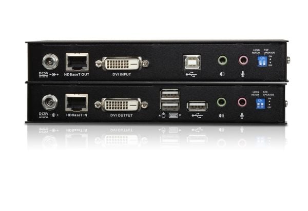 ATEN CE 620 - KVM / lyd / seriell / USB-svitsj - HDBaseT 2.0 - opp til 100 m