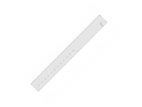 Zebra Z-Band QuickClip - Polypropylen (PP) - belagt - hvit - 30.16 x 279.4 mm 960 etikett(er) (4 rull(er) x 240 håndleddsbånd