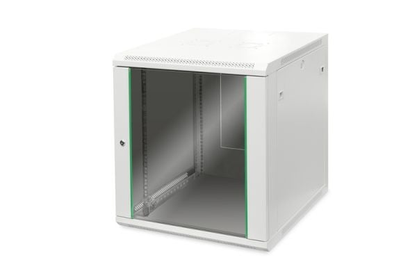 DIGITUS Professional Dynamic Basic Series DN-19 12U-6/6-EC - Skap - veggmonterbar - grå, RAL 7035 - 12U - 19"