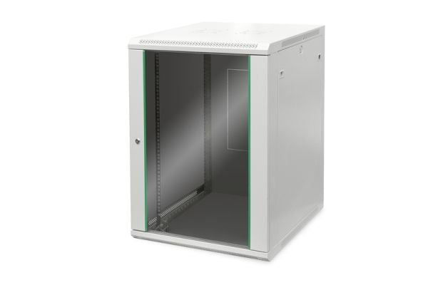 DIGITUS Professional Dynamic Basic Series DN-19 16U-6/6-EC - Skap - veggmonterbar - grå, RAL 7035 - 16U - 19"