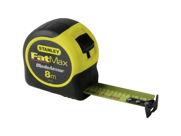 STANLEY innrullbart målebånd 8 m x 32 mm FATMAX BLADEARMOR