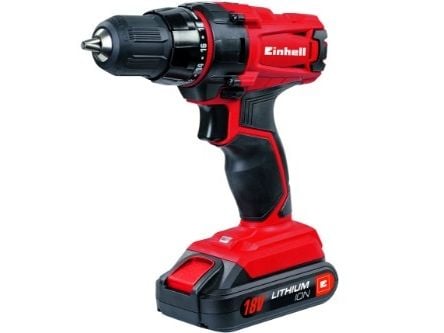 Einhell TC-CD 18-2 Li, Boremaskin med pistolgrep, Nøkkelløs, 1 cm, 1250 RPM, 1 cm, 350 RPM