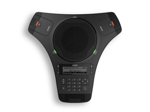 snom C520-WiMi - Konferanse-VoIP-telefon - med Bluetooth-grensesnitt - DECT - treveis anropskapasitet - SIP - 3 linjer - svart