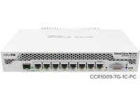 MikroTik Cloud Core Router CCR1009-7G-1C-PC - Ruter 1GbE - rackmonterbar