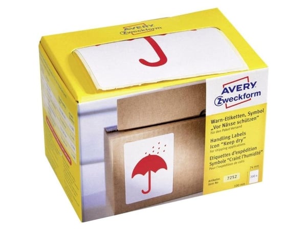 Avery Papier, Folien, Etiketten, Hvit, Selvklebende skriveretikett, A4, Folie, Polyester, Laser, Permanent