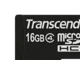 Transcend - Flashminnekort - 16 GB - Class 4 - microSDHC