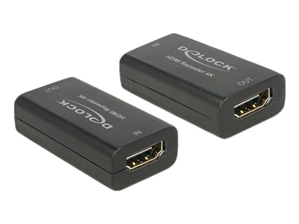 Delock HDMI Repeater - Video/lyd-forlenger - HDMI - opp til 30 m