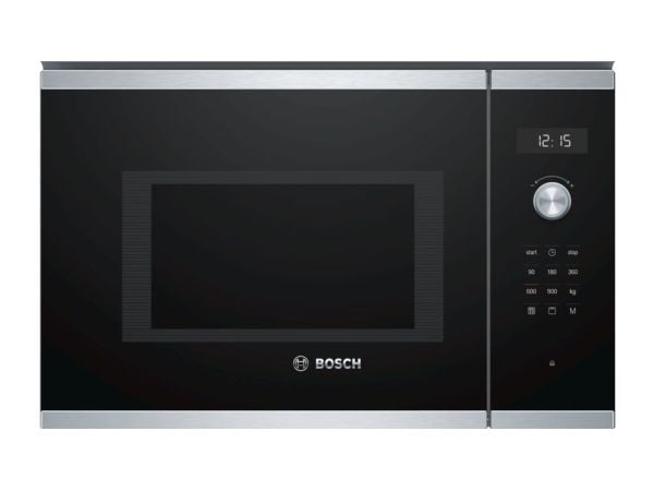 Bosch Serie | 6 BEL554MS0 - Mikrobølgeovn med grill - innebygd - 25 liter - 900 W - rustfritt stål