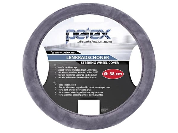 Petex Design 1108 Rattdeksel sølv 36 - 38 cm (433110803) Petex Design 1108 Rattdeksel sølv 36 - 38 cm (433110803)