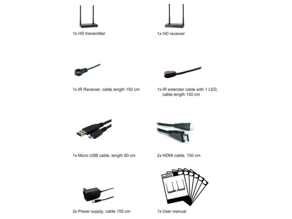 Marmitek TV Anywhere Wireless HD - Video/lyd-forlenger - opp til 50 m