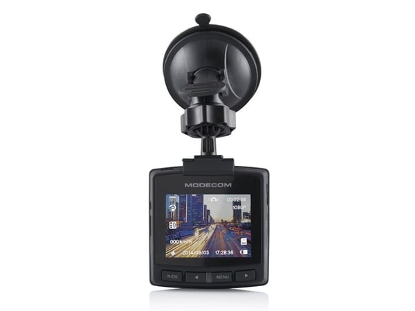 Modecom MC-CC12 FHD GPS, 1920 x 1080 piksler, 120°, 30 fps, H.264, Sort, TFT