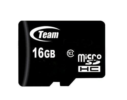 Team Group Micro SDHC Class 10 16G, 16 GB, MicroSDHC, Klasse 10, 20 MB/s, Svart