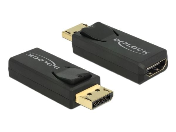 DeLOCK 65573, Displayport 1.2, HDMI, Musta