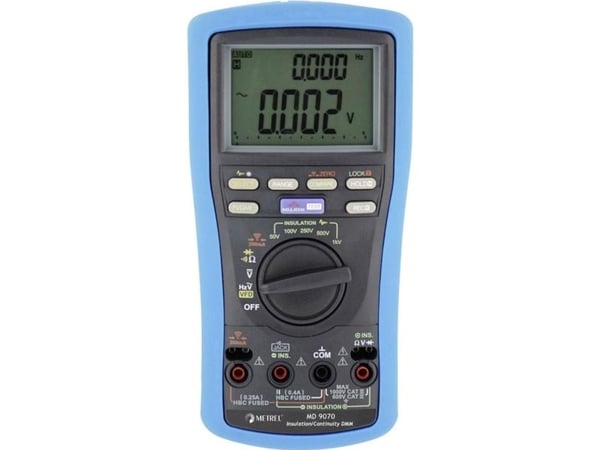Metrel MD 9070 isolasjonsmåler, 50 V/100 V/250 V/500 V/1000 V, 25.0 GO