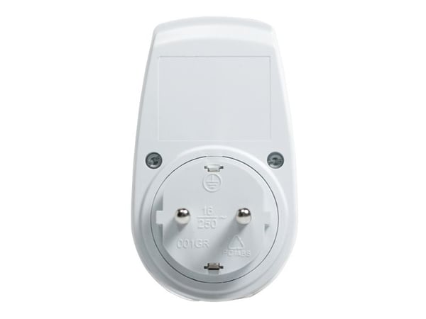 LogiLink PA0151, Dimmer, Monterbar, Rotasjon, Hvit, Europlug, Europlug