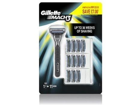 Gillette Mach 3, 12 stykker Gillette Mach 3, 12 stykker