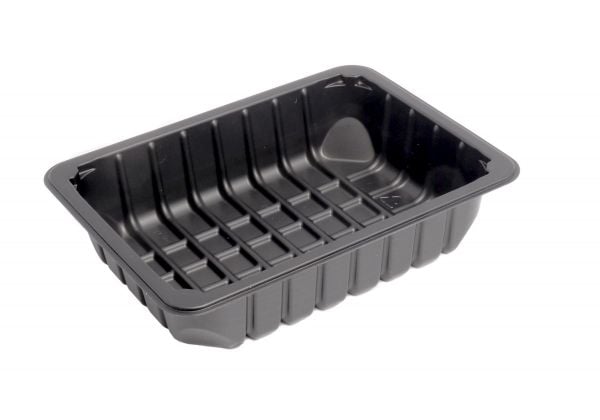 Bakke P2190-43S 810 ml 191x144x43 mm PP Sort,496 stk/krt