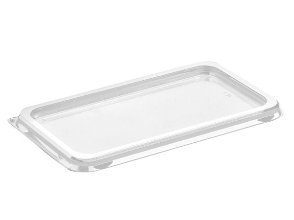 Plastlåg M65-4 185x105x8,5 mm Firkantet APET til Kageboks K2182 i Apet mat,560 stk/krt Plastlåg M65-4 185x105x8,5 mm Firkantet APET til Kageboks K2182 i Apet mat,560 stk/krt