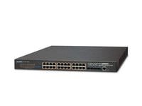 PLANET SGS-6341-24P4X - Switch - L3 - Styrt - 24 x 10/100/1000 (PoE+) + 4 x 10 Gigabit SFP+ - rackmonterbar - PoE+ (370 W)