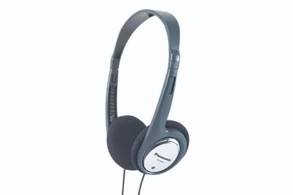 Panasonic RP-HT030E-S - Hodetelefoner - on-ear - kablet - 3,5 mm jakk - sølv