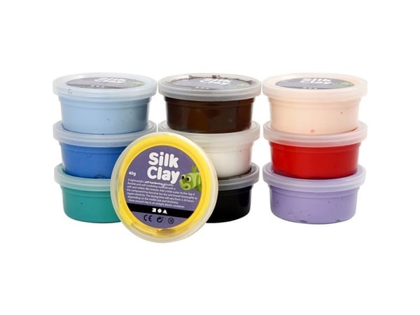 Silk Clay 79143 standard 40g ass färger (10 st.)