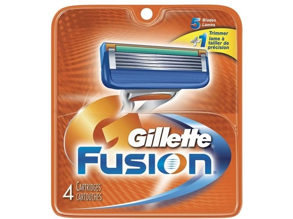Gillette Fusion barberblader for menn - 4 blader