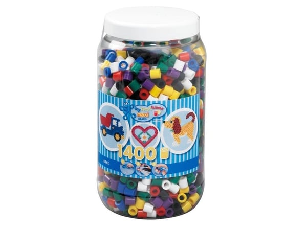 Hama Beads 8540, Håndverkssett for barn, 3 år, PVC, Flerfarget, 1400 stykker