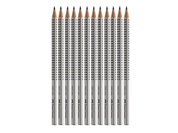Blyanter Faber-Castell Grip 2001 HB - æske med 12 stk.