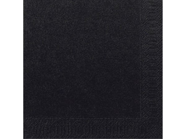 Lautasliinat duni 2-kertaiset 33x33cm musta 125 kpl pakkaus