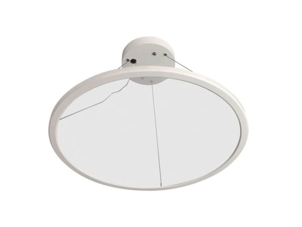Synergy 21 LED-lysplate R600 varm hvit rund transparent