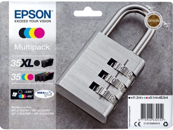 Epson Golf ball T3479, Väriainepohjainen muste, 1 kpl, Monipakkaus