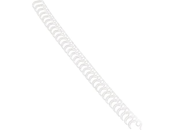Fellowes - 6 mm - 297 mm - 34 ringer - A4 (210 x 297 mm) - 35 ark - hvit - 100 stk bindestreng - for Fellowes Galaxy E, Galaxy Wire, Quasar 130
