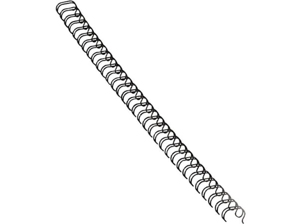Fellowes - 8 mm - 297 mm - 34 ringer - A4 (210 x 297 mm) - 60 ark - svart - 100 stk bindestreng - for Fellowes Galaxy E, Galaxy Wire, Quasar 130