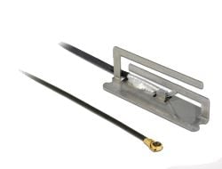 Delock WLAN Internal Antenna MHF IV/ HSC MXHP32 - Antenne - Planar Inverted F-Shaped (PIFA) - Wi-Fi - 1.6 dBi